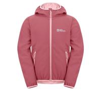 Jack Wolfskin FOURWINDS Jacket Kids Veste Softshell, Soft Pink, 164 Unisex Kinder