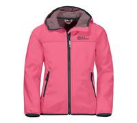 Jack Wolfskin Fourwinds Veste pour Enfant Softshell Mixte, Rose, 8-9 Ans