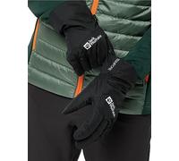 Jack Wolfskin Gants d'hiver Basiques Unisexes, Noirs, Taille XS, Noir, XS
