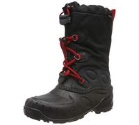 Jack Wolfskin Garçon Unisex Kinder Iceland Texapore High K Bottes de Neige, (Black/Red), 26 EU