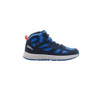 Jack Wolfskin Garçon Unisex Kinder Woodland 2 Texapore Mid K Chaussure de randonnée, Night Blue, 27 EU