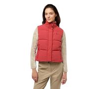 Jack Wolfskin Gilet pour femme - Aurore boréale, Corail rouge., XS