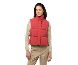 Jack Wolfskin Gilet pour femme - Aurore boréale, Corail rouge., XS