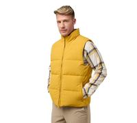Jack Wolfskin Gilet pour homme avec motif aurore boréale, Moutarde, XL