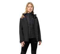 Jack Wolfskin Glaabach 3ln1 Veste pour Femme Noir Taille XS