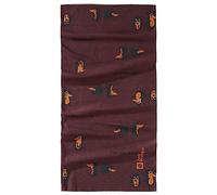 Jack Wolfskin Guêtre de Cou Unisexe pour Enfant Imprimé K Écharpe pour Temps Froid, Mûre de Boysen, Taille Unique