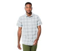 Jack Wolfskin Highlands Shirt M Chemise, Soft Blue Check, L Herren