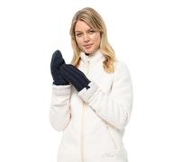 Jack Wolfskin HIGHLOFT Gants tricotés pour Femme, Bleu Nuit, Taille S, Bleu Nuit, S