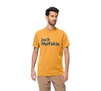 Jack Wolfskin Homme Brand M T-Shirt, Moutarde, S EU