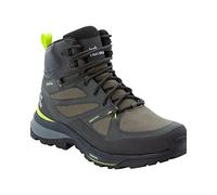 Jack Wolfskin Homme Force Striker Texapore Mid M Chaussure de Marche, Vert Citron et Vert foncé, 41 EU