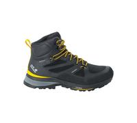 Jack Wolfskin Homme FORCE STRIKER TEXAPORE MID M Chaussure de Trail, Noir / Burly Jaune Xt, 40 EU