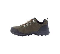 Jack Wolfskin Homme REFUGIO TEXAPORE LOW M Chaussure de Trail, Khaki / Phantom, 45.5 EU