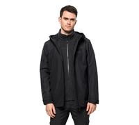 Jack Wolfskin Homme Taubenberg 3in1 JKT M Coat, Noir, L EU