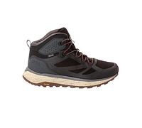 Jack Wolfskin Homme TERRAVENTURE TEXAPORE MID M Chaussure de Trail, Phantom / Gris, 44.5 EU