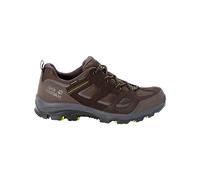 Jack Wolfskin Homme VOJO 3 TEXAPORE LOW M Chaussure de Trail, Dark Marron / Lime, 47.5 EU