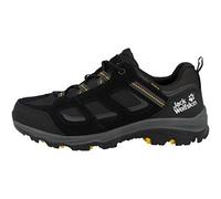 Jack Wolfskin Homme VOJO 3 TEXAPORE LOW M Chaussure de Trail, Noir / Burly Jaune Xt, 45.5 EU