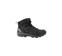 Jack Wolfskin Homme Vojo 3 Texapore Mid M Chaussure de Marche, Noir Burly Jaune Xt, 46 EU