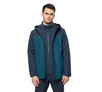 Jack Wolfskin hommes Taubenberg 3 po en 1 veste à vent imperméable