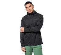 Jack Wolfskin Horizon Hooded Veste Homme, Black, FR : M (Taille Fabricant : M)