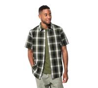 Jack Wolfskin Hot Chili Shirt à Manches Courtes Homme, Greenwood Checks, 3XL