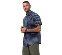 Jack Wolfskin Hot Springs Shirt, Night Blue Checks, XL pour Hommes