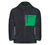 Jack Wolfskin - Kid's Ice Curl Hood Jacket - Veste polaire - 140 - phantom / green