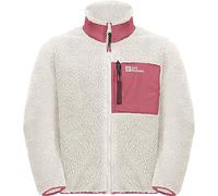 Jack Wolfskin Ice Curl Jacket K Veste en Polaire, Cotton White, 104 Fille