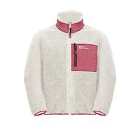Jack Wolfskin Ice Curl Jacket K Veste en Polaire Fille, Coton Blanc, 9