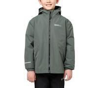 Jack Wolfskin ICELAND 3IN1 JACKET K, Veste Enfants unisexes, slate green/black,