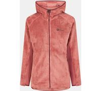 Jack Wolfskin - Women's Rotwand Hooded Fullzip - Veste polaire - L - mineral red
