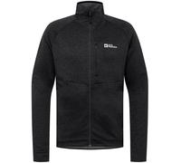 Jack Wolfskin Jw Taiga Full Zip Fleece Noir Medium Male