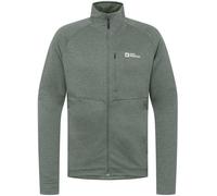Jack Wolfskin Jw Taiga Full Zip Fleece Vert Ardoise Large Male