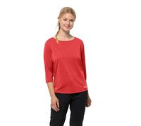 Jack Wolfskin Jwp 3/4 T W T-Shirt à Manches Courtes Femme, Tango Orange, XS