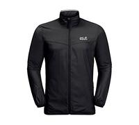Jack Wolfskin Jwp Wind Softshell Veste Homme, Black, FR : M (Taille Fabricant : M)