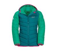 Jack Wolfskin K Zenon JKT Veste d'hiver coupe-vent imperméable légère et résistante à la déchirure pour garçons et filles Veste matelassée chaude réfléchissante d'extérieur pour enfants