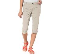 Jack Wolfskin Kalahari 3/4 Pantalon, Light Sand, 34 Pour Femmes