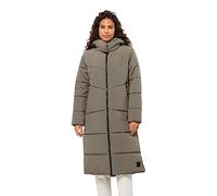 Jack Wolfskin Karolinger Long Coat W Manteau Femme, Café Froid, m
