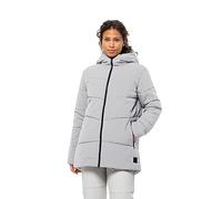 Jack Wolfskin Karolinger Long JKT W Veste Femme, Moonwalk, m