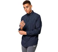 Jack Wolfskin Kenovo Long Sleeve Chemise Men Homme, Night Blue, FR : S (Taille Fabricant : S)