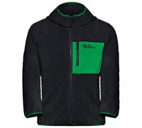 Jack Wolfskin - Kid's Ice Curl Hood Jacket - Veste polaire - 116 - phantom / green