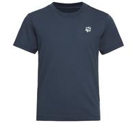 Jack Wolfskin Paw Short Sleeve T-shirt Bleu 128 cm Garçon