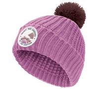 Jack Wolfskin - Kid's Pompom Badge Beanie - Bonnet - M - 51 - 53 cm - vivid orchid