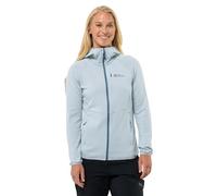 Jack Wolfskin Kolbenberg Hooded Fz W Veste en Polaire, Bleu Doux, XS Femme