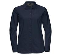 Jack Wolfskin Lakeside Roll-Up Chemise Femme Midnight Blue FR: 2XL (Taille Fabricant: XXL)