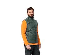 Jack Wolfskin Lapawa Ins Vest M Gilet Homme, Olive Noire, XL