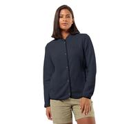 Jack Wolfskin Light Curl JKT W Veste en Polaire, Bleu Nuit, XL Femme