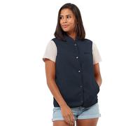 Jack Wolfskin Light Curl W Veste de Polyester molletonnée, Bleu Nuit, XS Femme