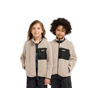 Jack Wolfskin - Kid's Lite Curl Fullzip - Veste polaire - 104 - oyster