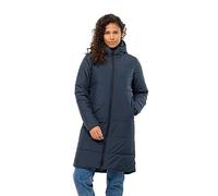 Jack Wolfskin Deutzer Coat W Manteau Femme, Bleu Nuit, Small