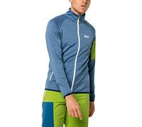 Jack Wolfskin Milford Veste Homme, Indigo Blue, FR : 2XL (Taille Fabricant : XXL)